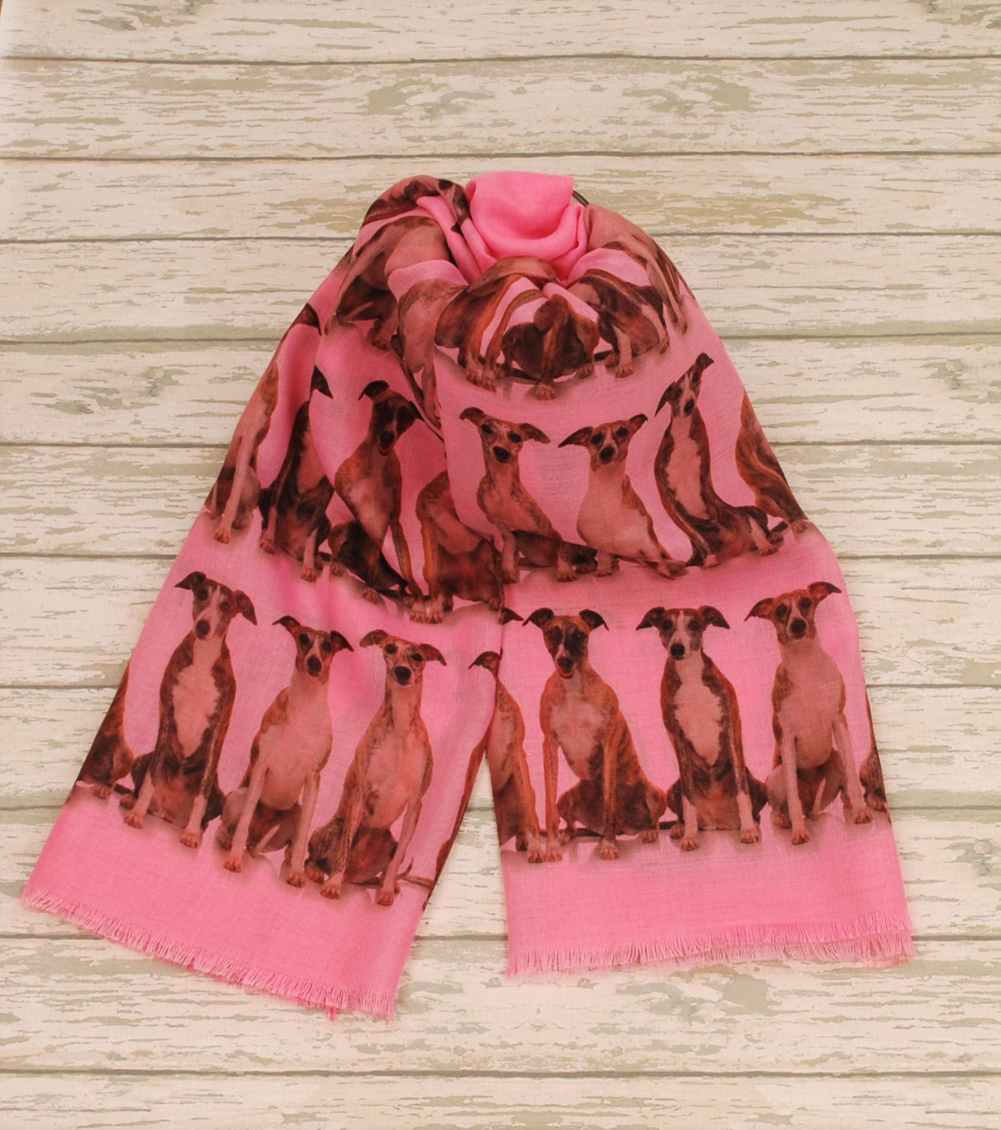 Whippet Silk Scarf