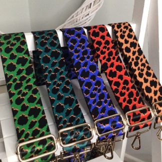 Leopard Print Bag Strap