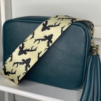 Stags Head Design Replacement Bag Strap