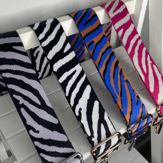 Zebra Print Bag Strap