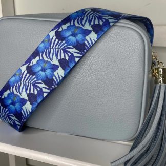 Hibiscus Flower Print Bag Strap