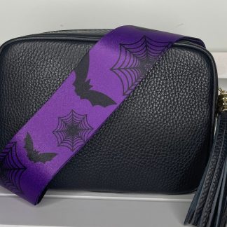 Purple bats bag strap