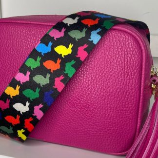 Multicoloured Rabbits Bag Strap